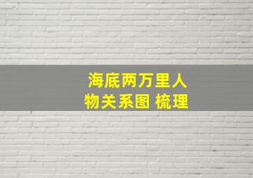 海底两万里人物关系图 梳理